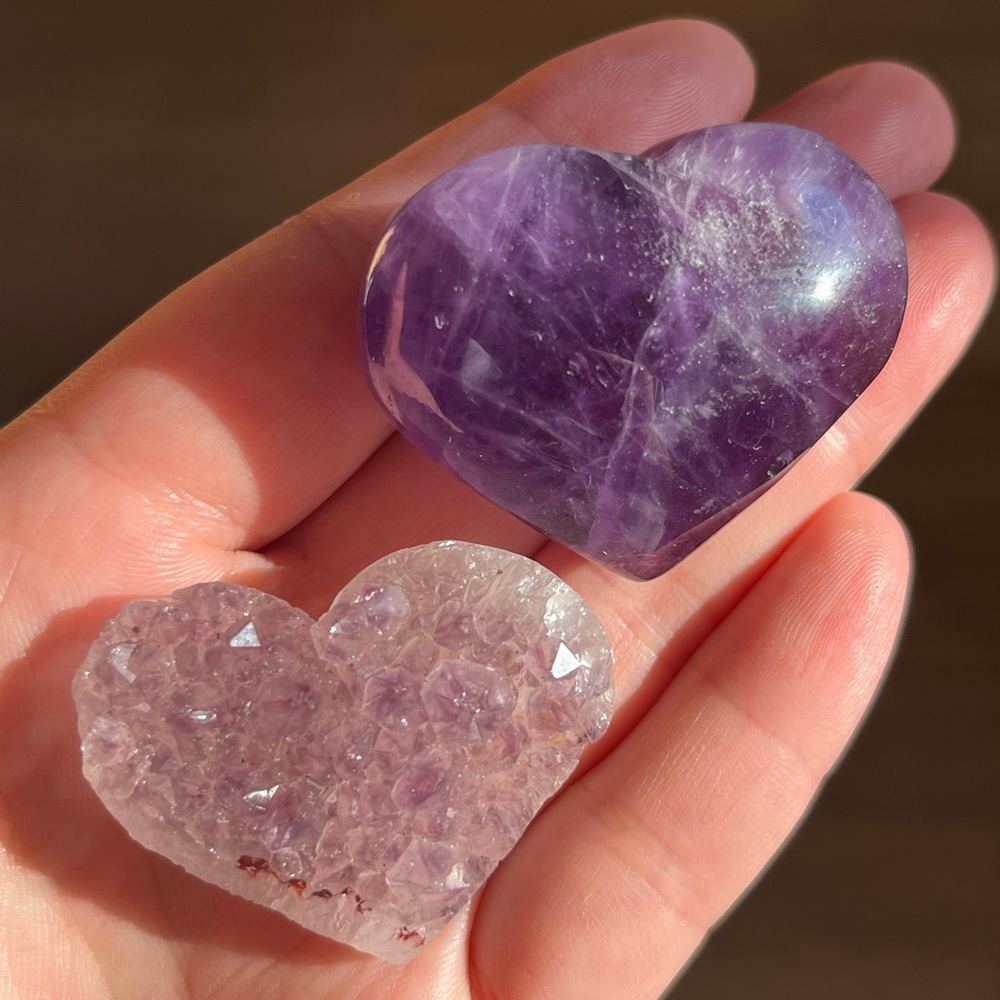 Two crystal heart‎ bundle